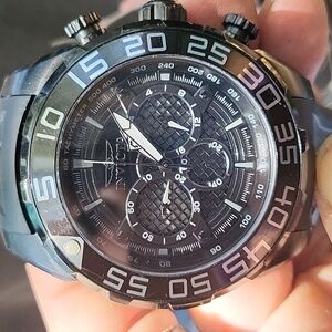 Invicta watch black water resistant